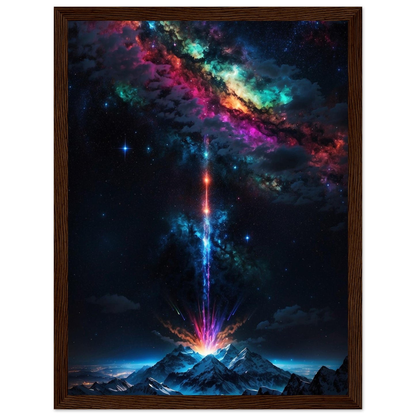 Premium Matte Paper Wooden Framed Poster