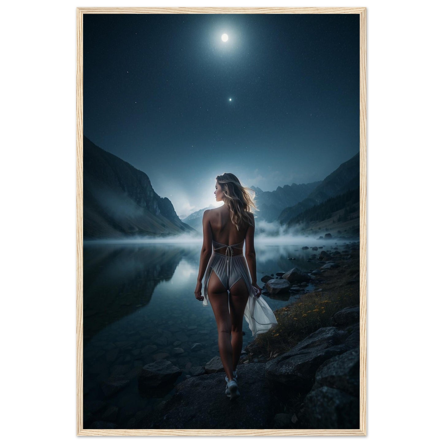 Premium Matte Paper Wooden Framed Poster