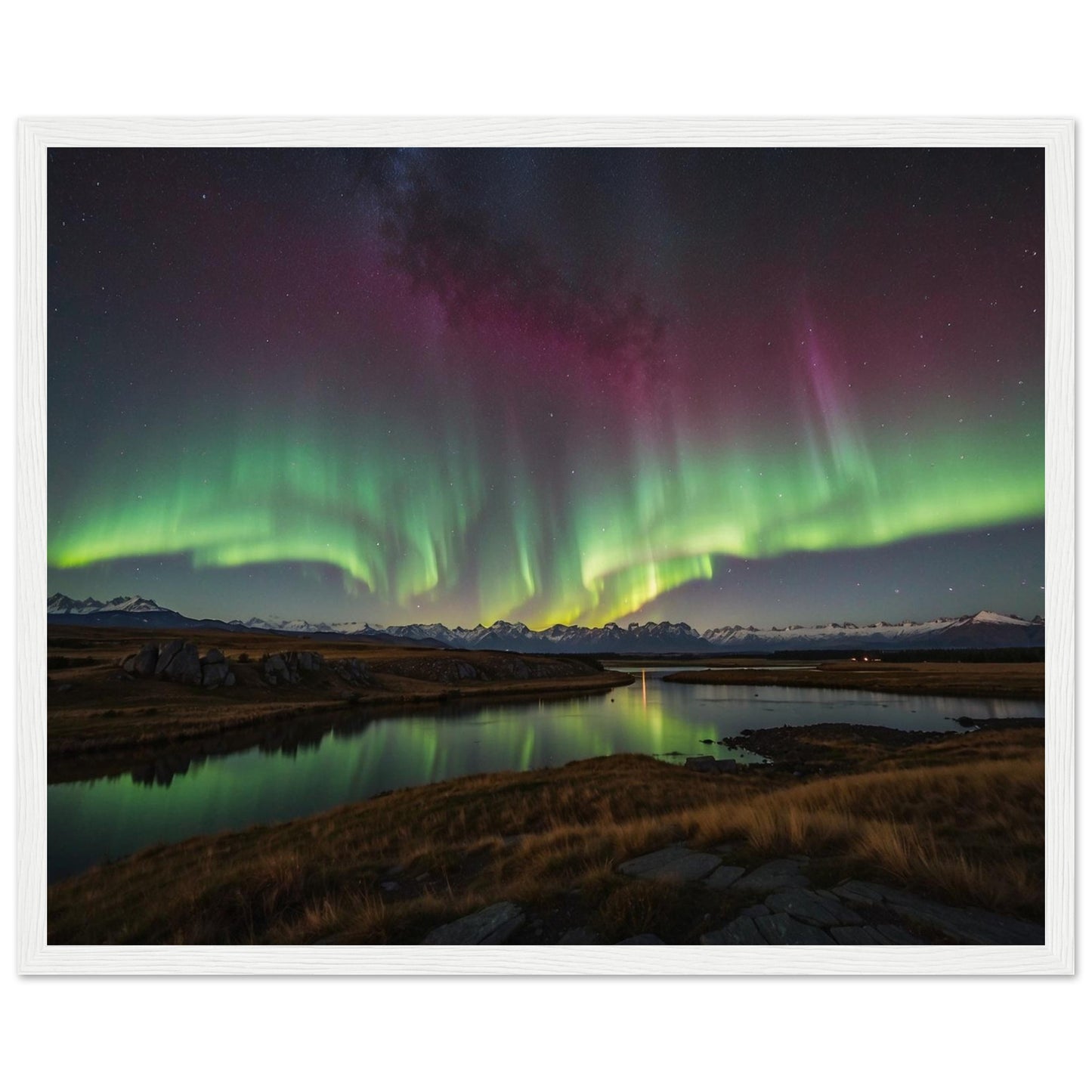 Premium Matte Paper Wooden Framed Poster