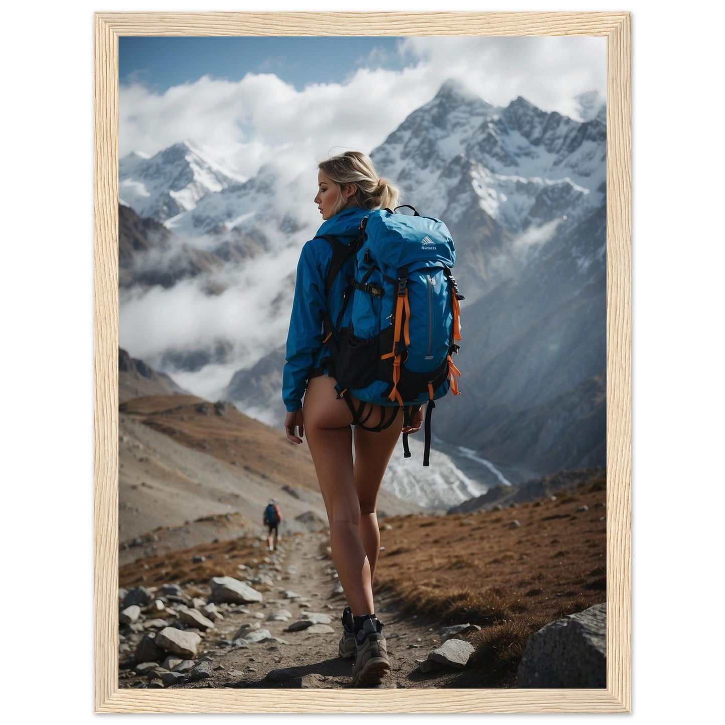 Premium Matte Paper Wooden Framed Poster