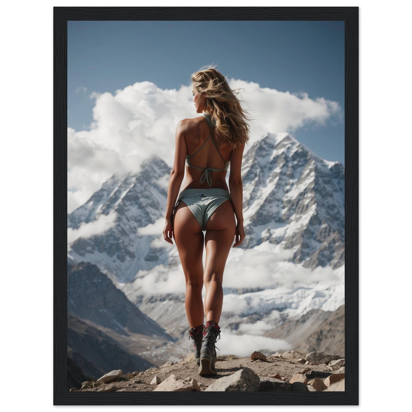 Premium Matte Paper Wooden Framed Poster