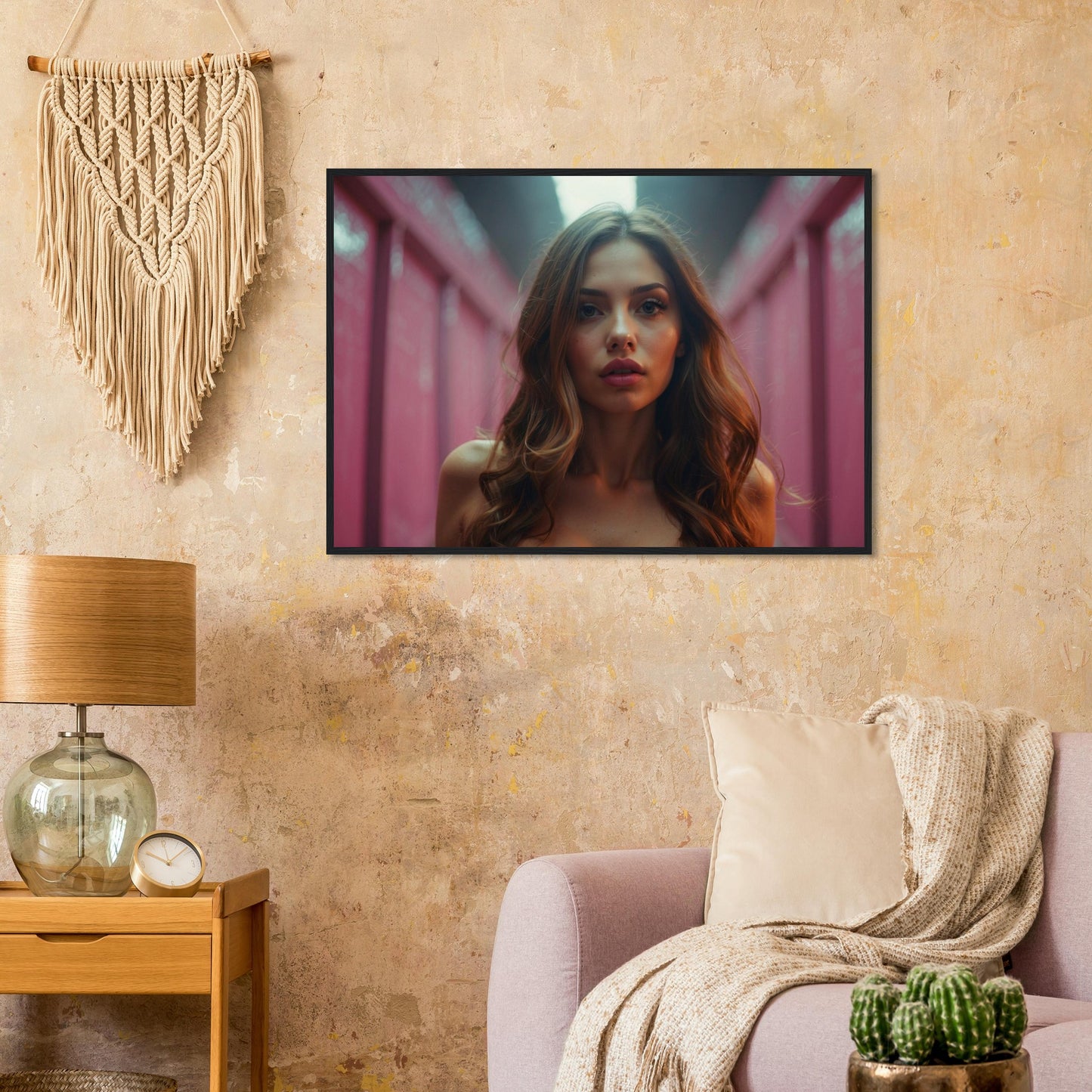 Premium Matte Paper Wooden Framed Poster