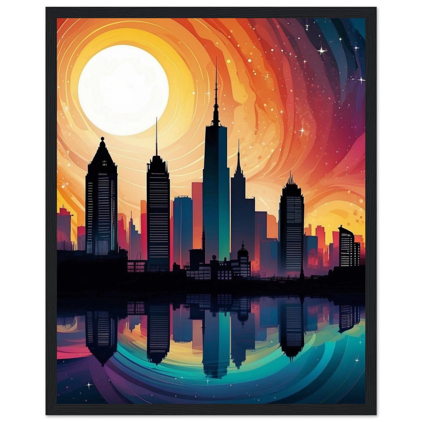 Premium Matte Paper Wooden Framed Poster