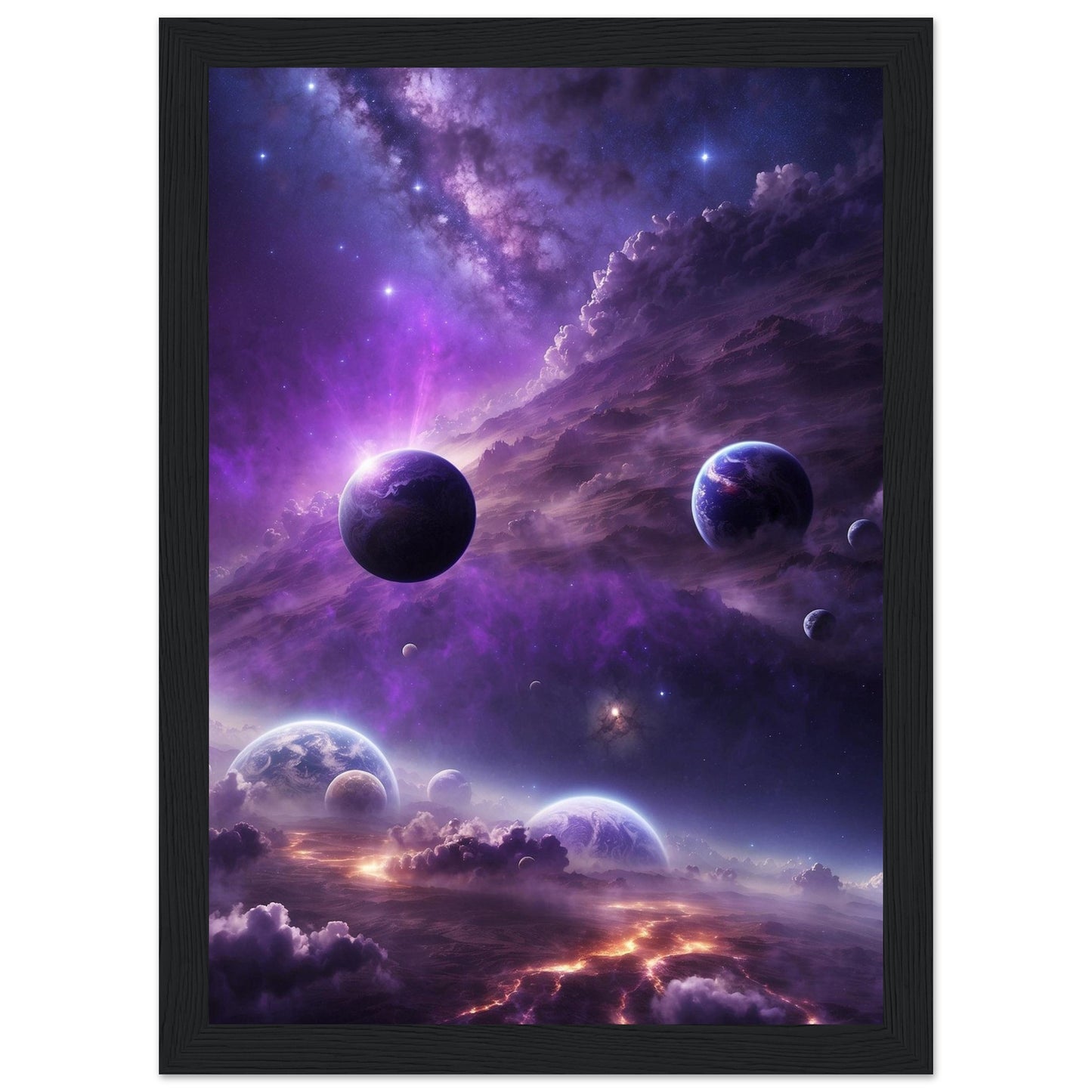 Premium Matte Paper Wooden Framed Poster
