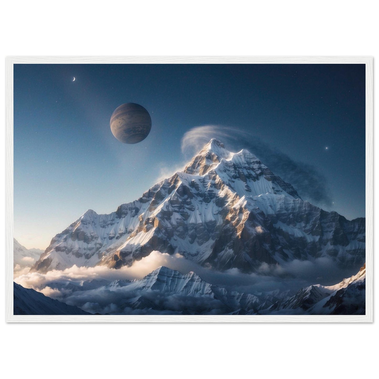 Premium Matte Paper Wooden Framed Poster