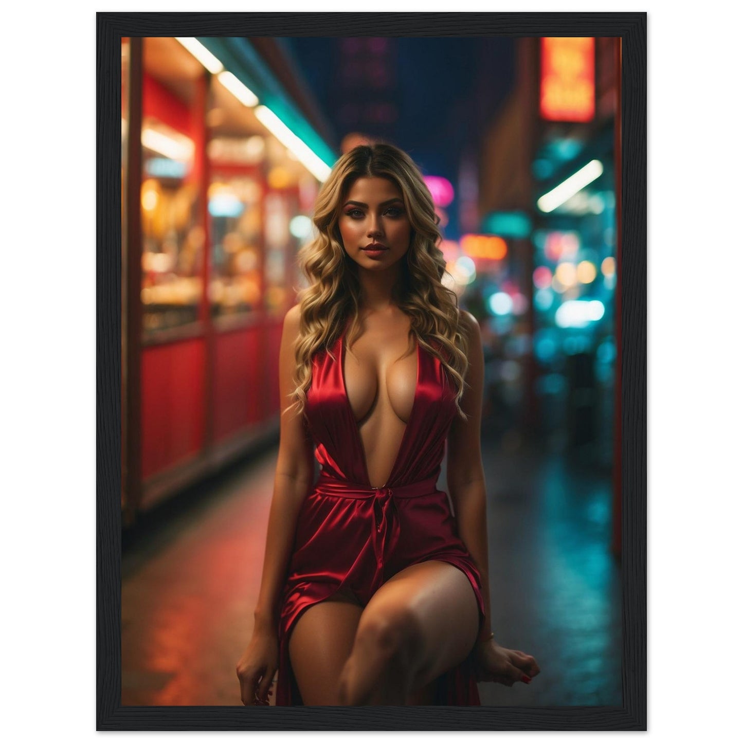 Premium Matte Paper Wooden Framed Poster