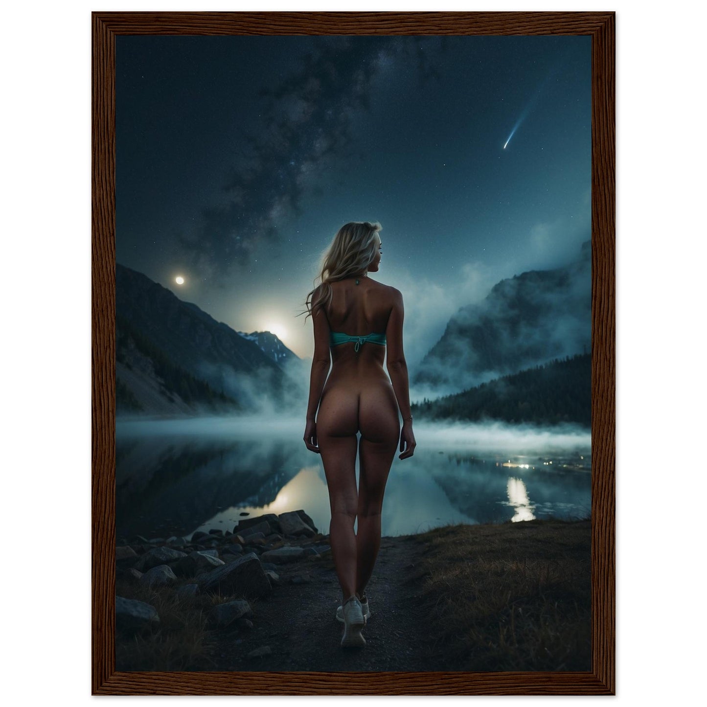 Premium Matte Paper Wooden Framed Poster