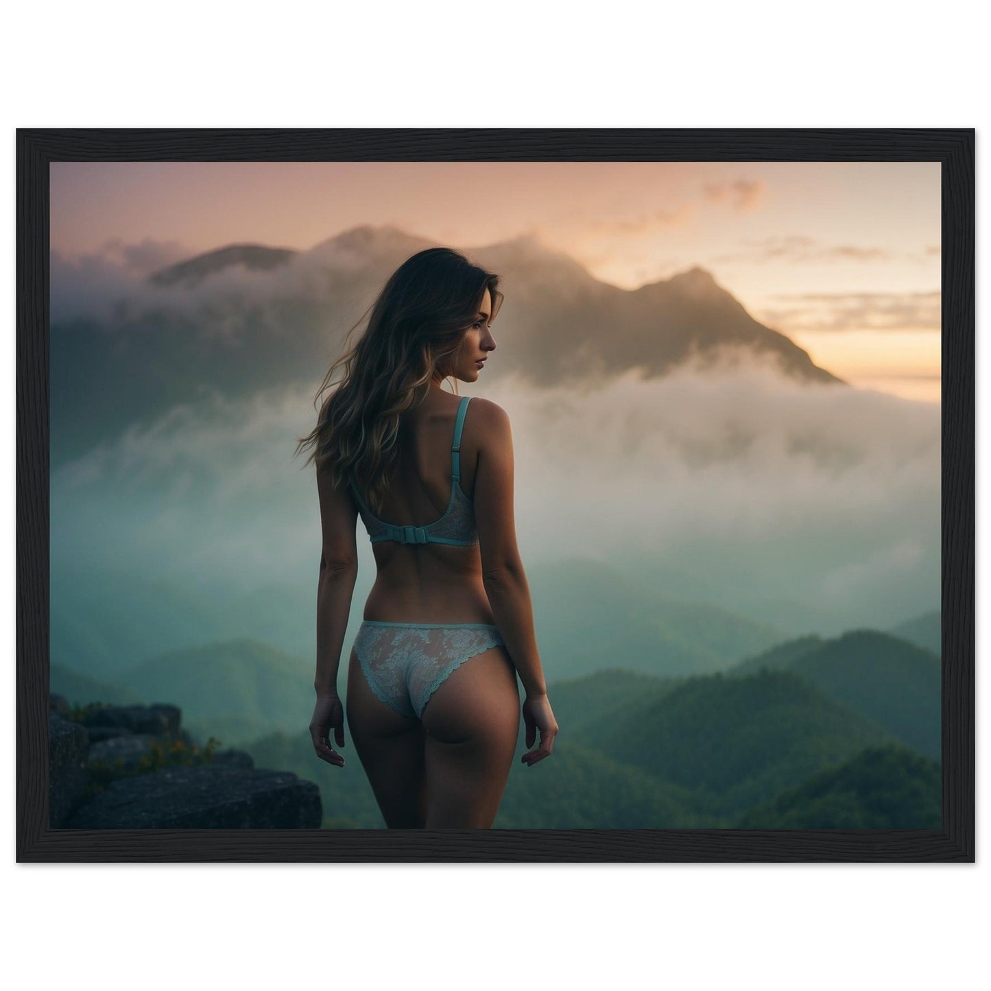 Premium Matte Paper Wooden Framed Poster