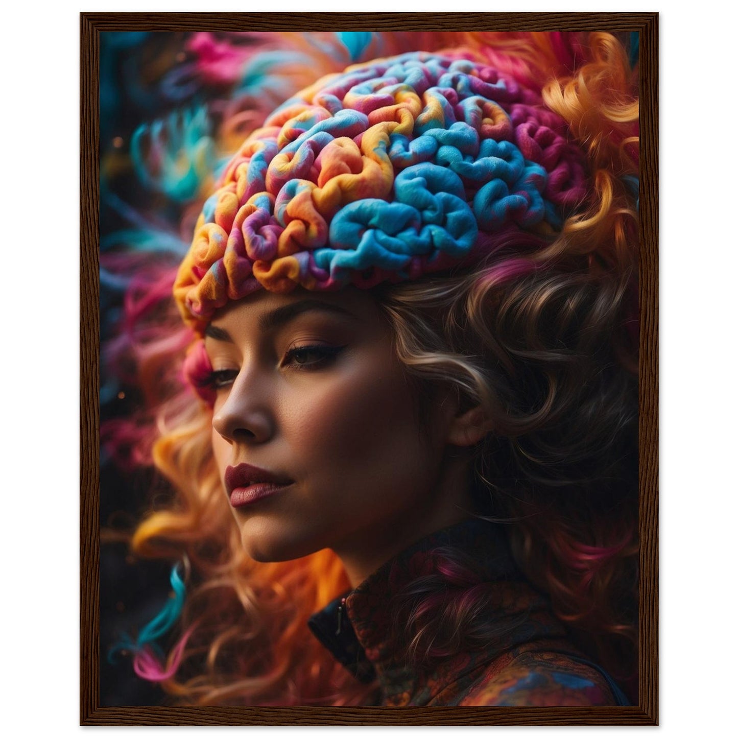 Premium Matte Paper Wooden Framed Poster