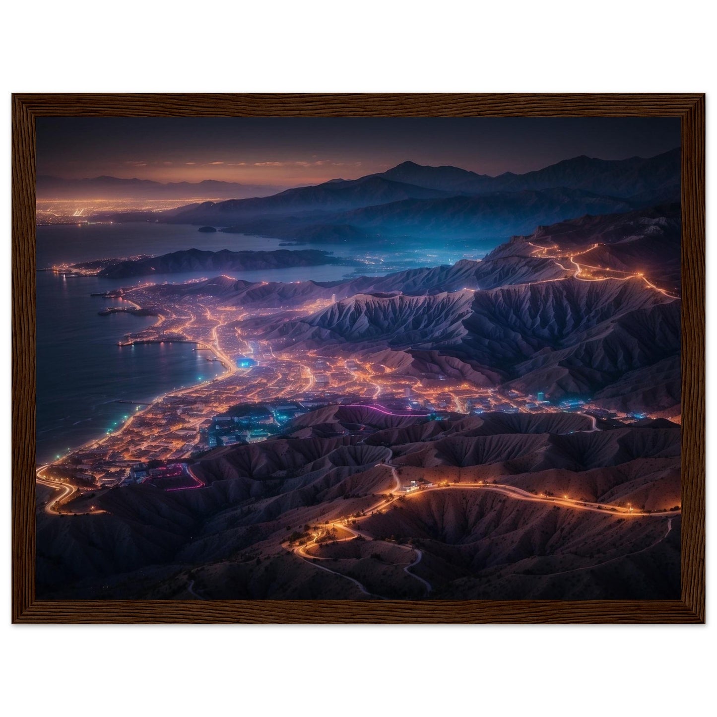 Premium Matte Paper Wooden Framed Poster