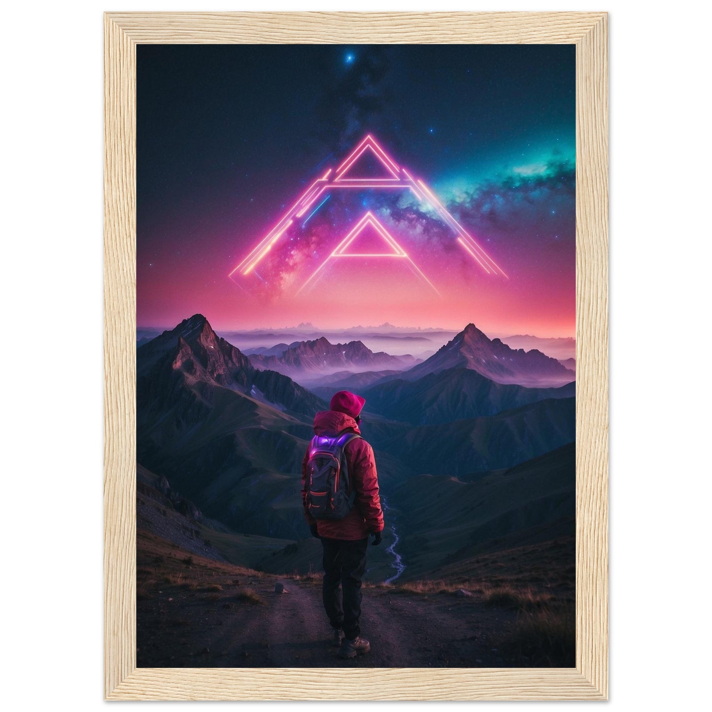 Premium Matte Paper Wooden Framed Poster
