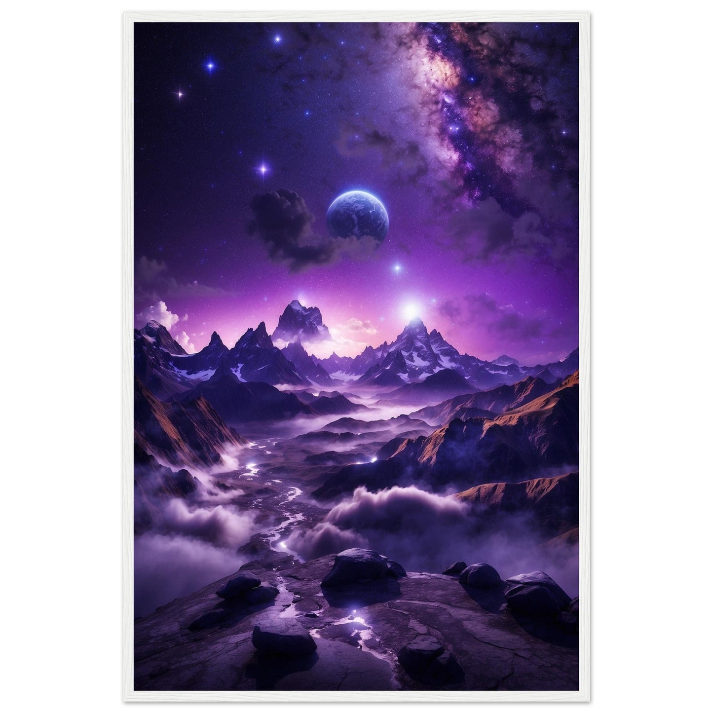 Premium Matte Paper Wooden Framed Poster