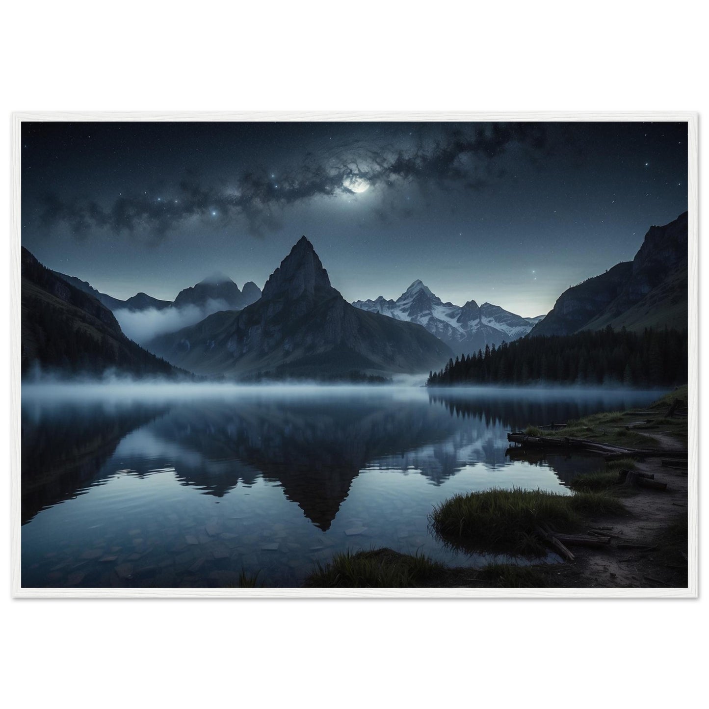 Premium Matte Paper Wooden Framed Poster