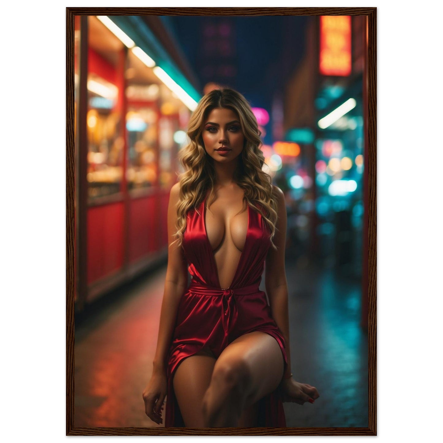 Premium Matte Paper Wooden Framed Poster