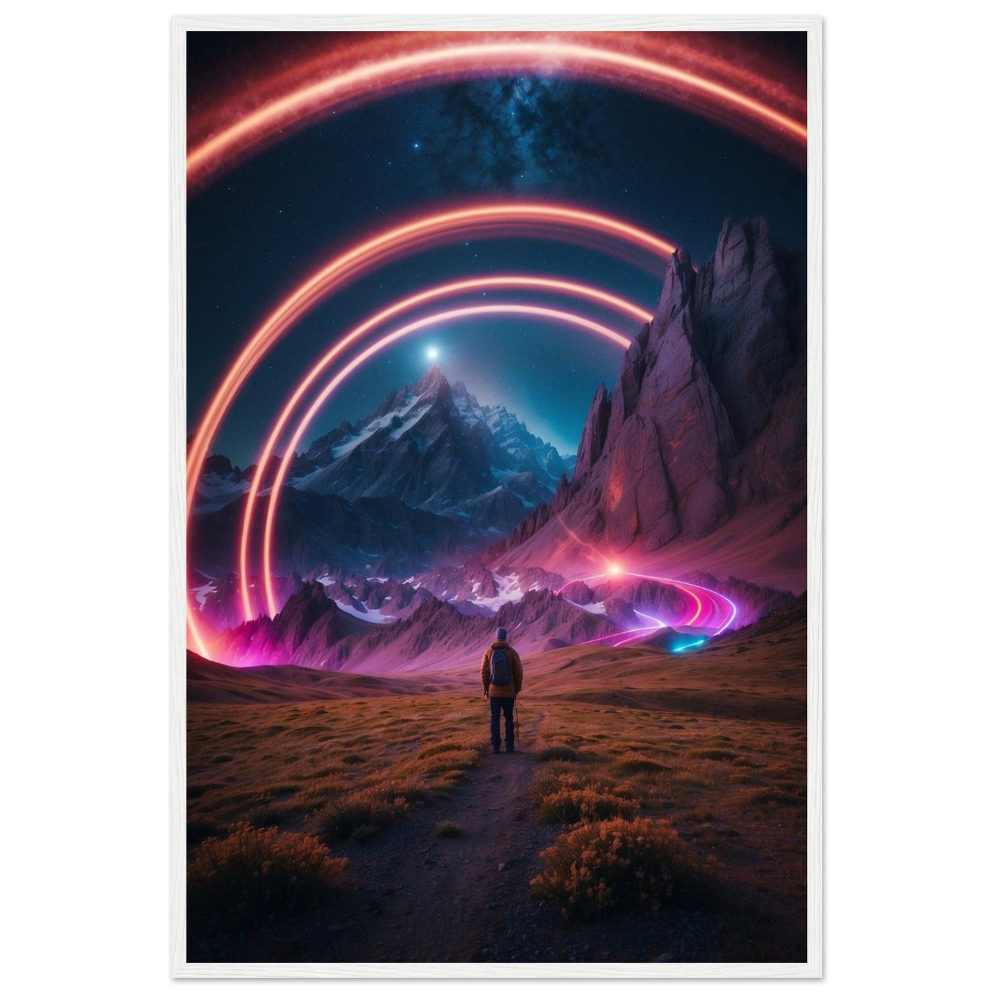 Premium Matte Paper Wooden Framed Poster