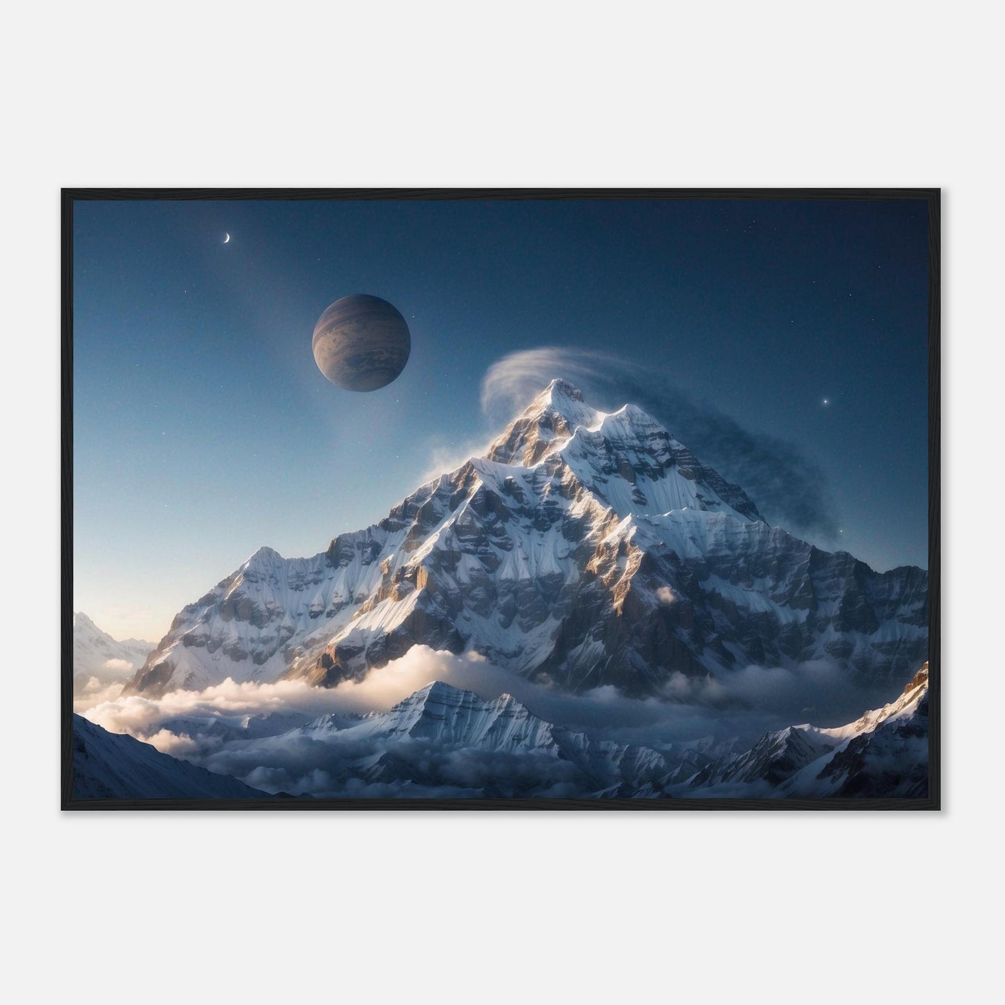 Premium Matte Paper Wooden Framed Poster