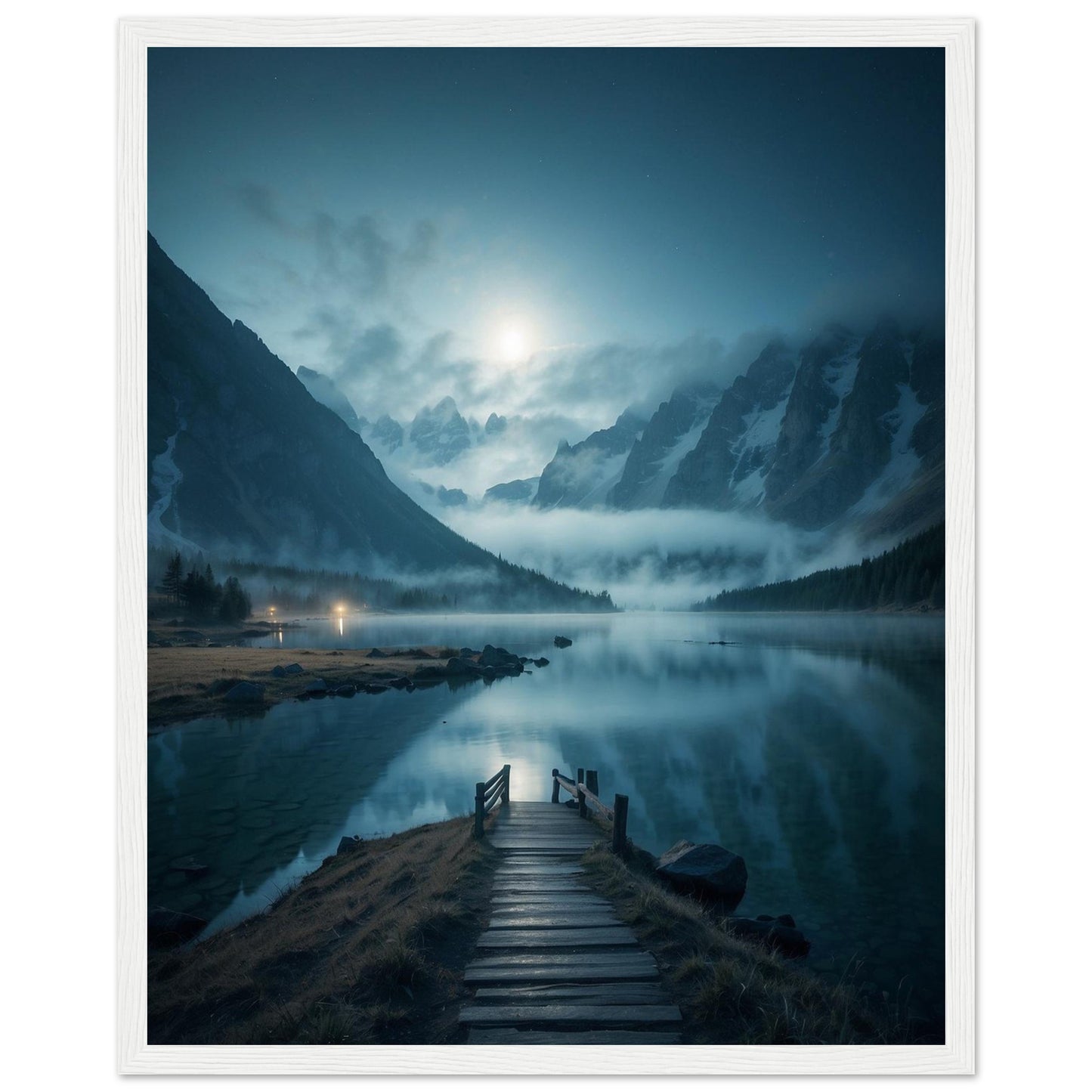Premium Matte Paper Wooden Framed Poster