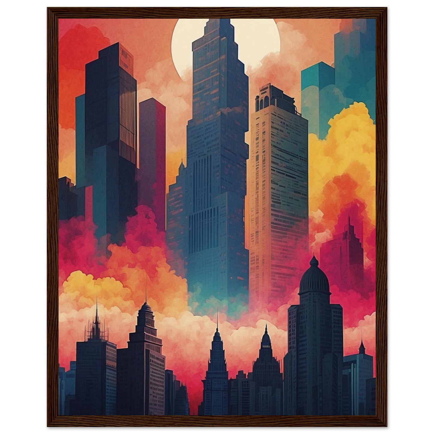 Premium Matte Paper Wooden Framed Poster