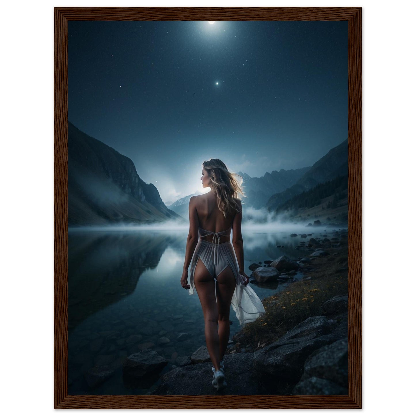 Premium Matte Paper Wooden Framed Poster