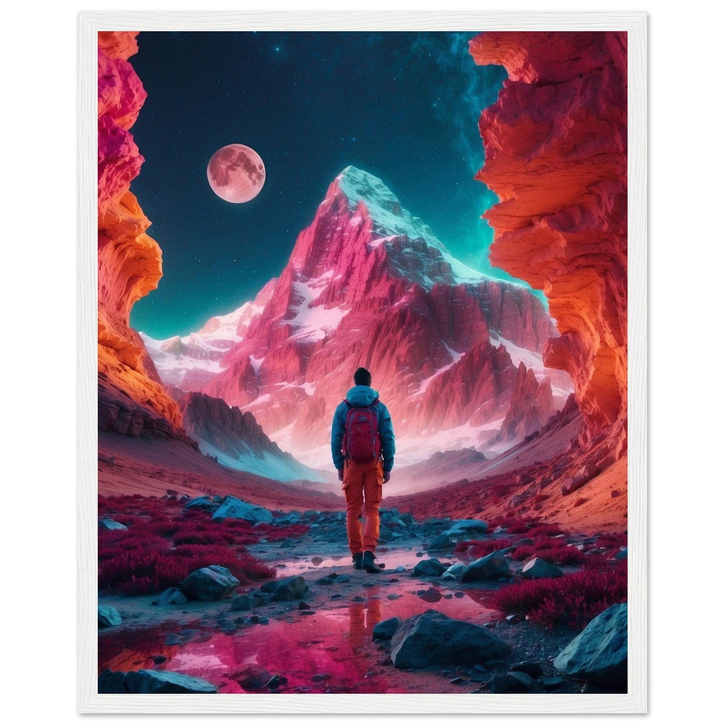 Premium Matte Paper Wooden Framed Poster
