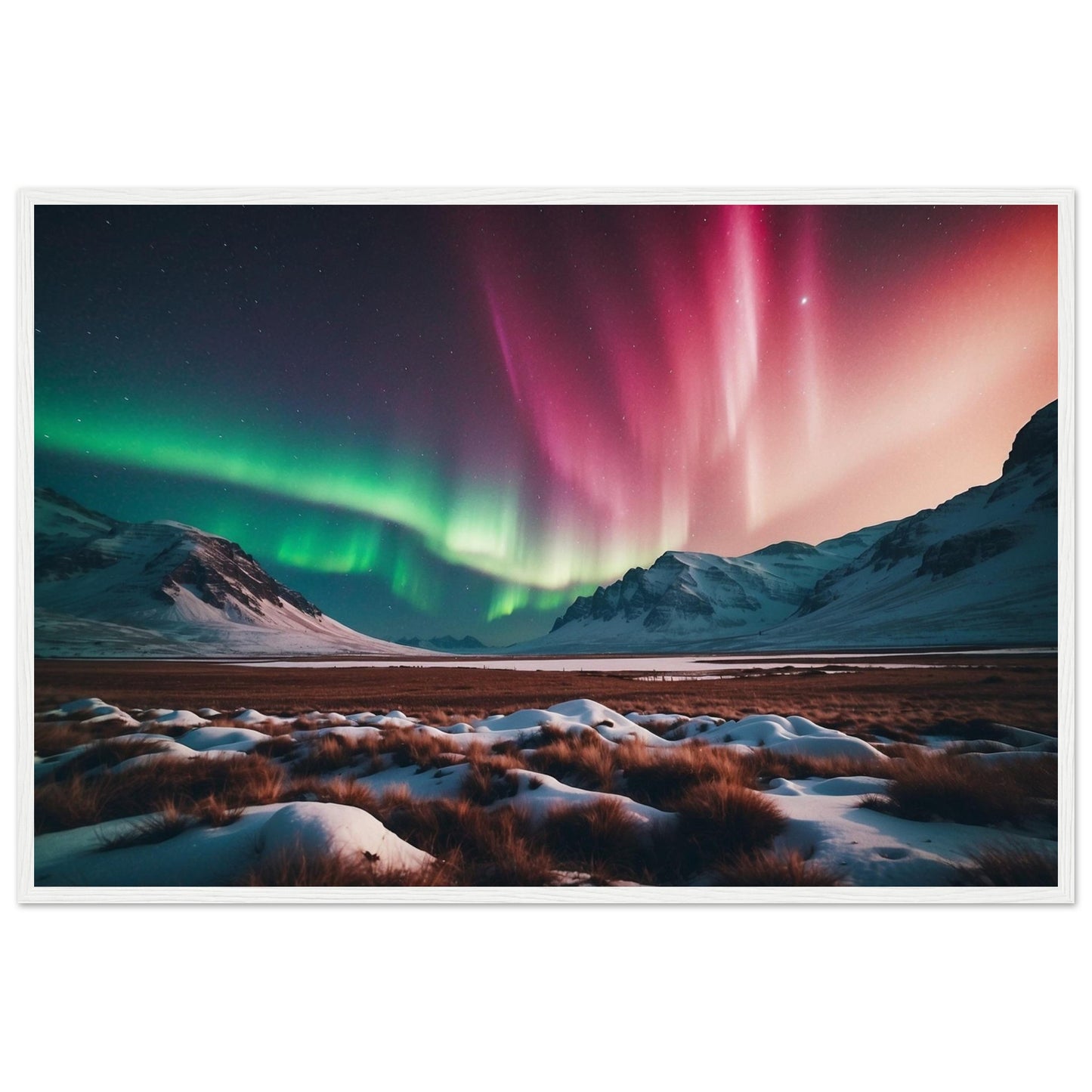 Premium Matte Paper Wooden Framed Poster