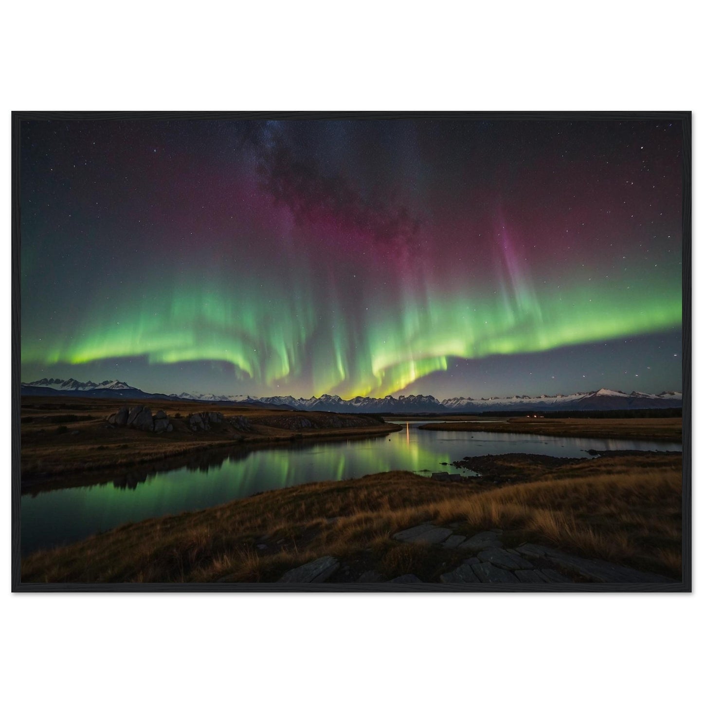 Premium Matte Paper Wooden Framed Poster