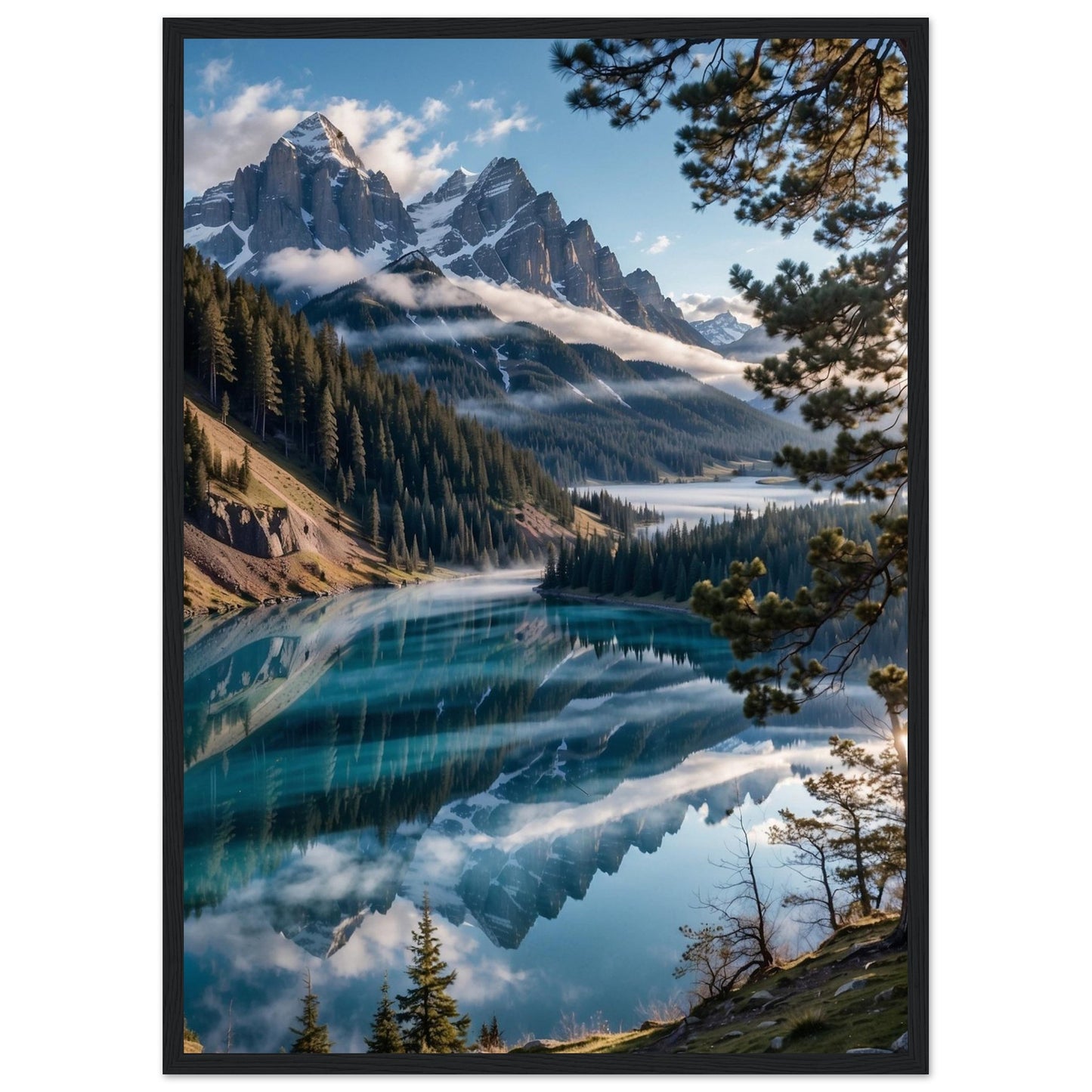 Premium Matte Paper Wooden Framed Poster