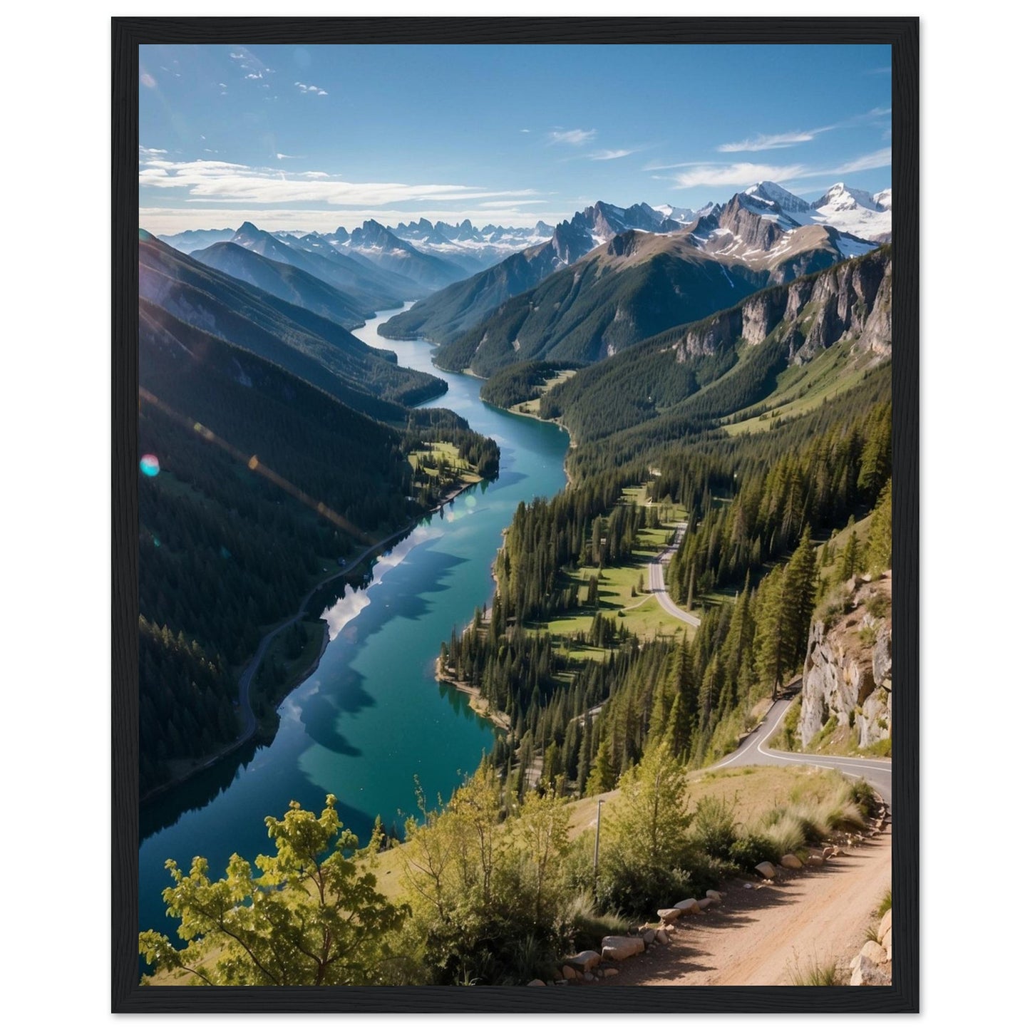 Premium Matte Paper Wooden Framed Poster