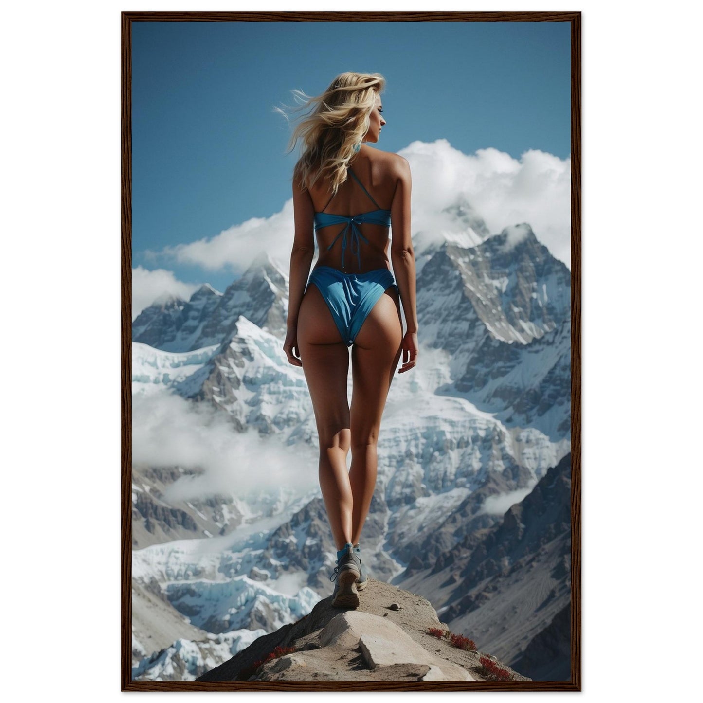 Premium Matte Paper Wooden Framed Poster