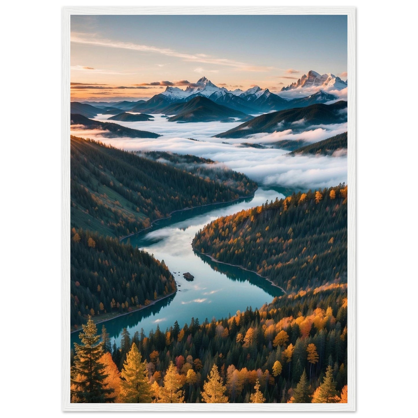 Premium Matte Paper Wooden Framed Poster