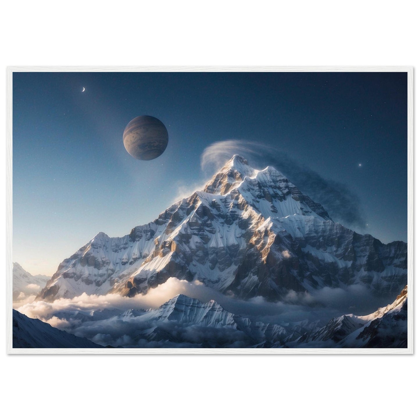 Premium Matte Paper Wooden Framed Poster