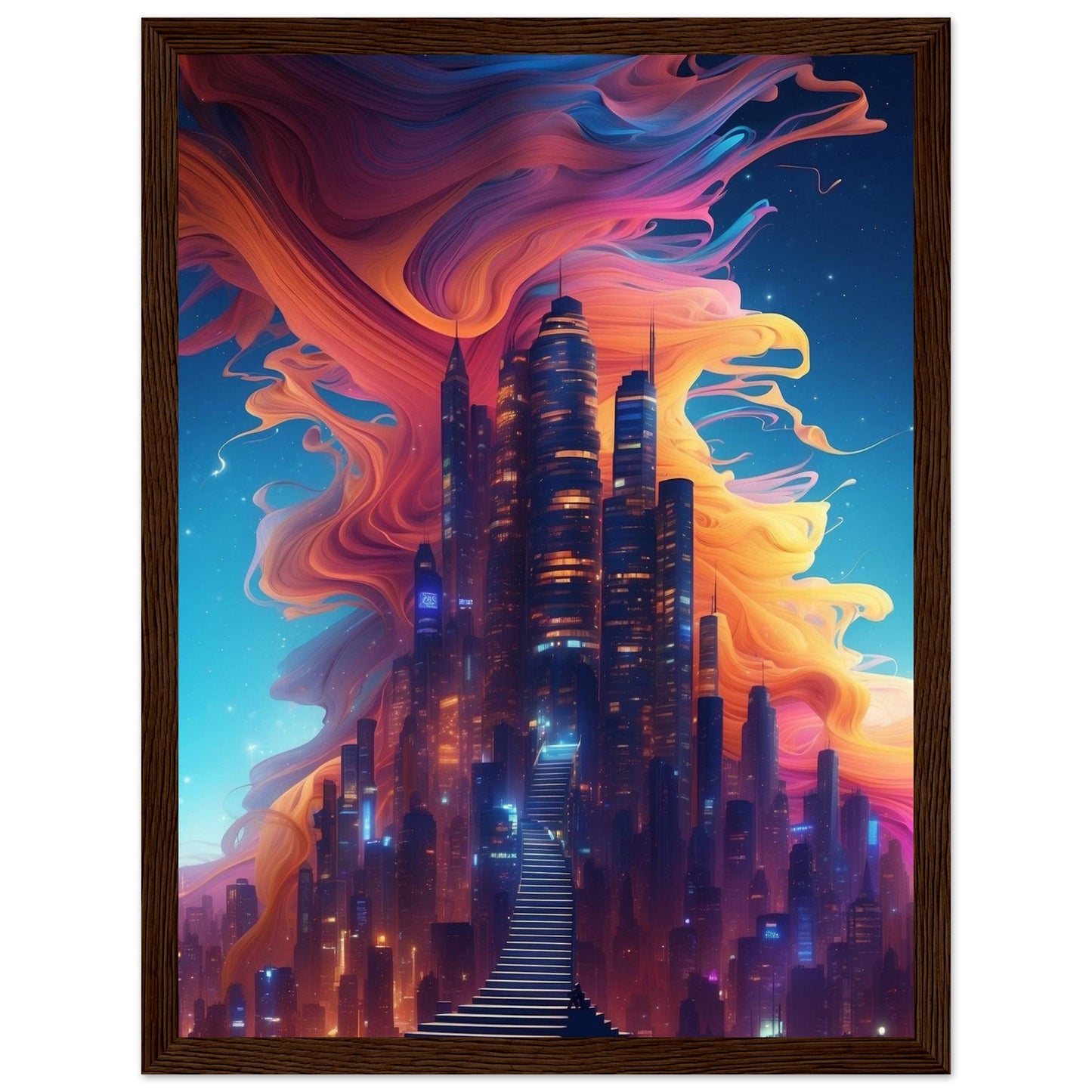 Premium Matte Paper Wooden Framed Poster