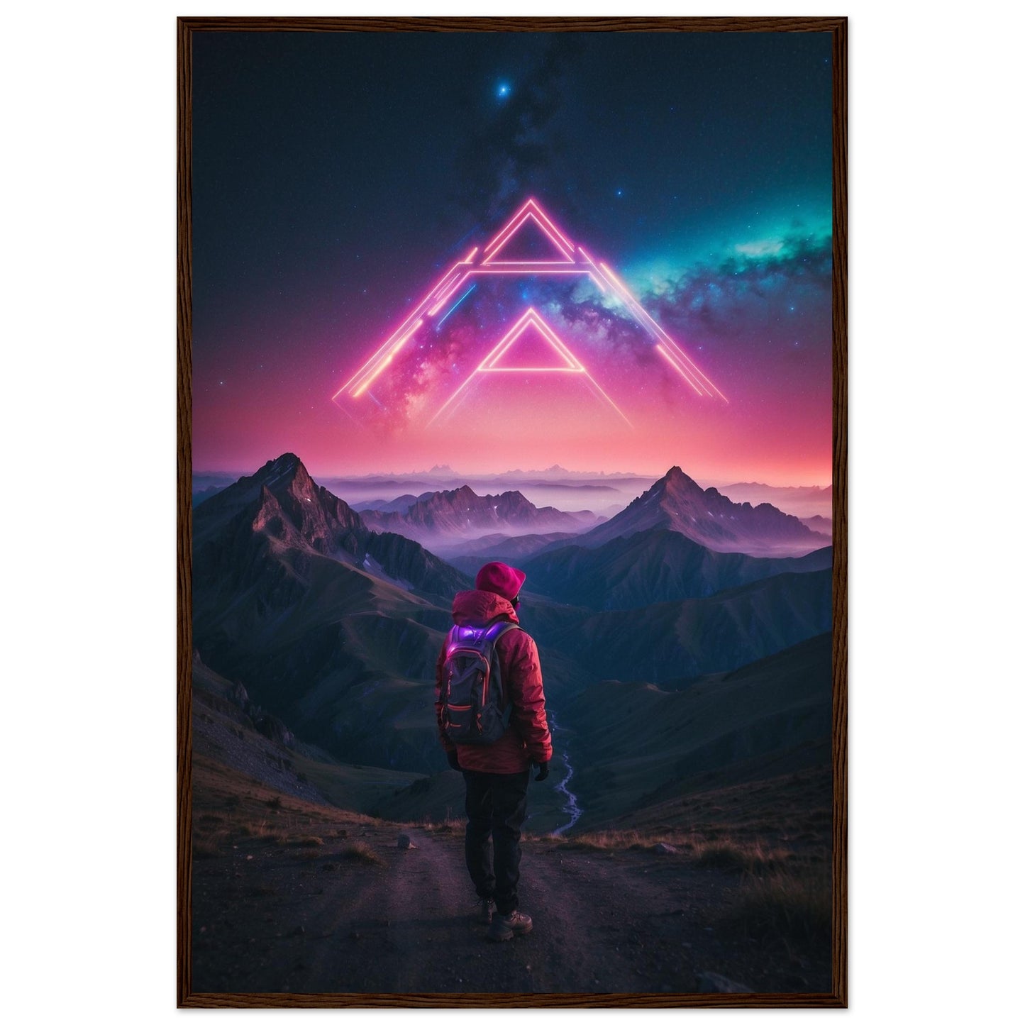 Premium Matte Paper Wooden Framed Poster