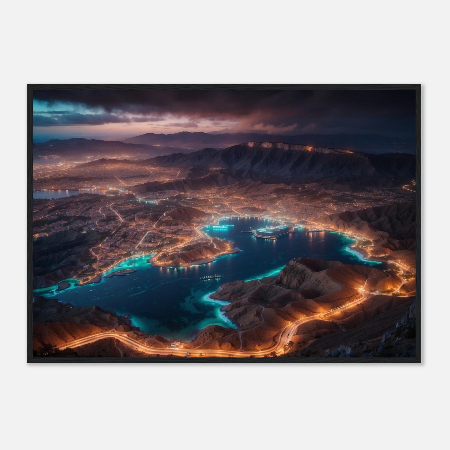Premium Matte Paper Wooden Framed Poster