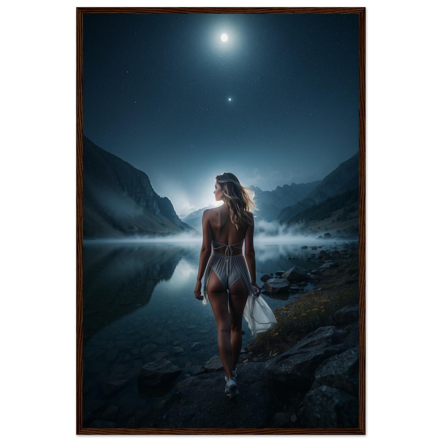 Premium Matte Paper Wooden Framed Poster