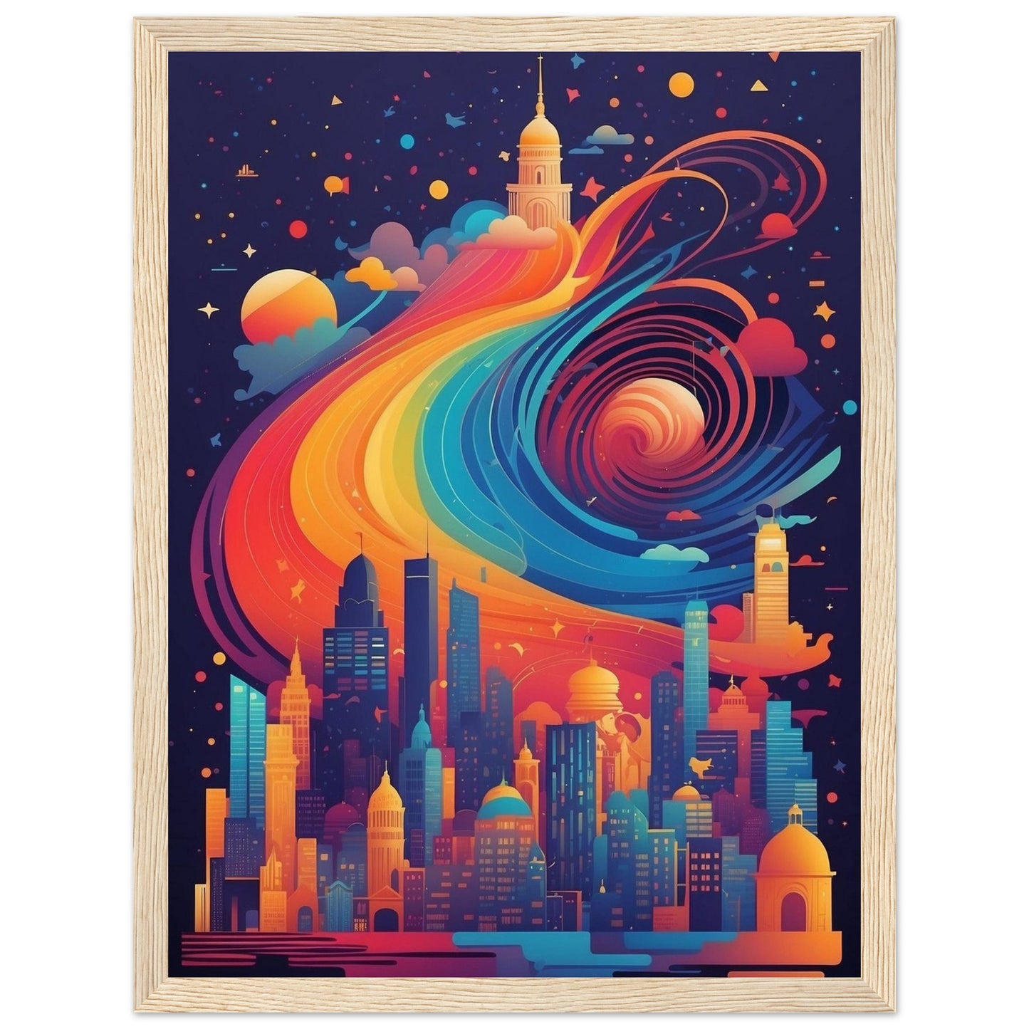Premium Matte Paper Wooden Framed Poster