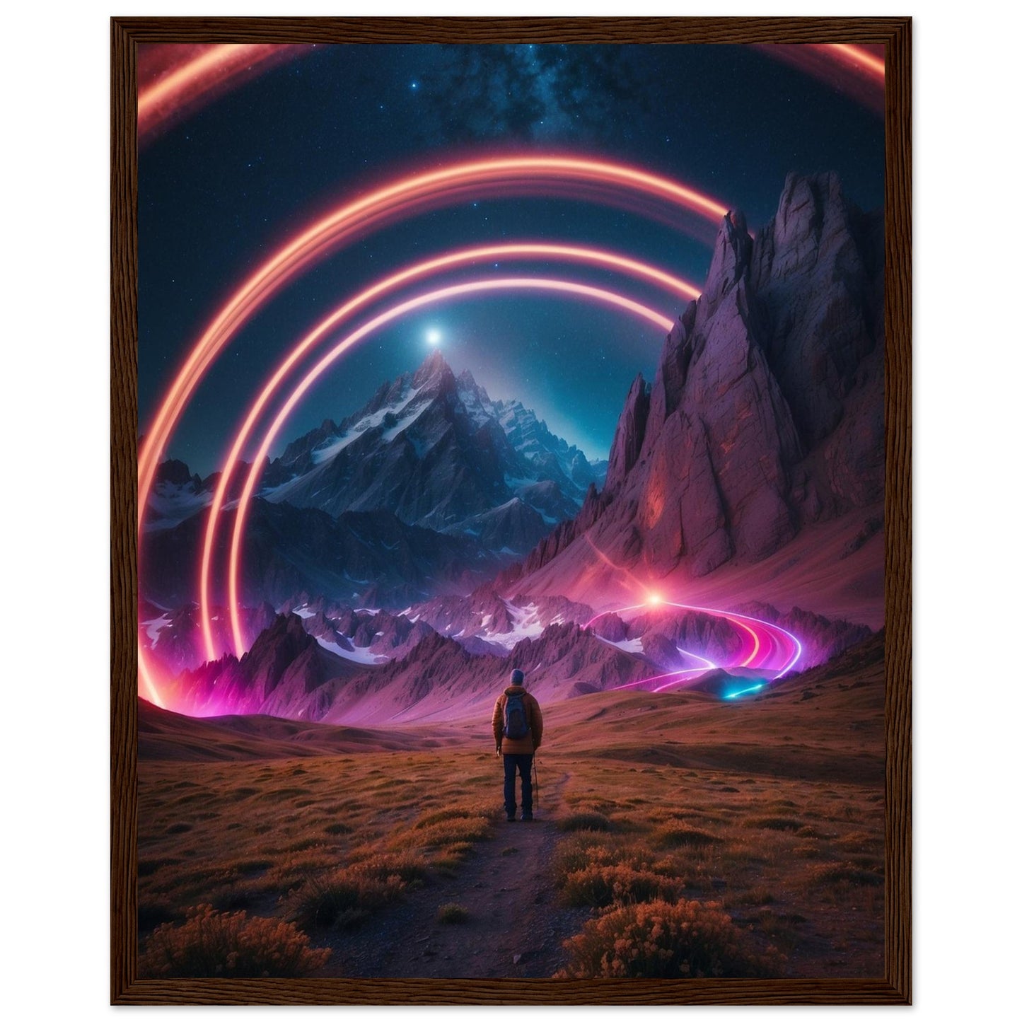 Premium Matte Paper Wooden Framed Poster