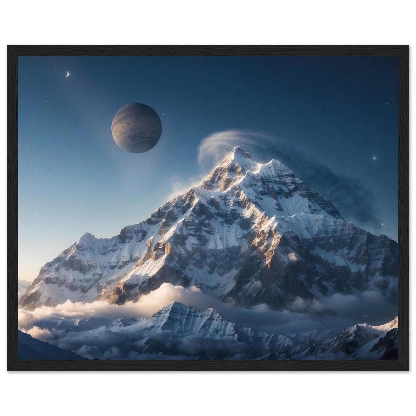 Premium Matte Paper Wooden Framed Poster