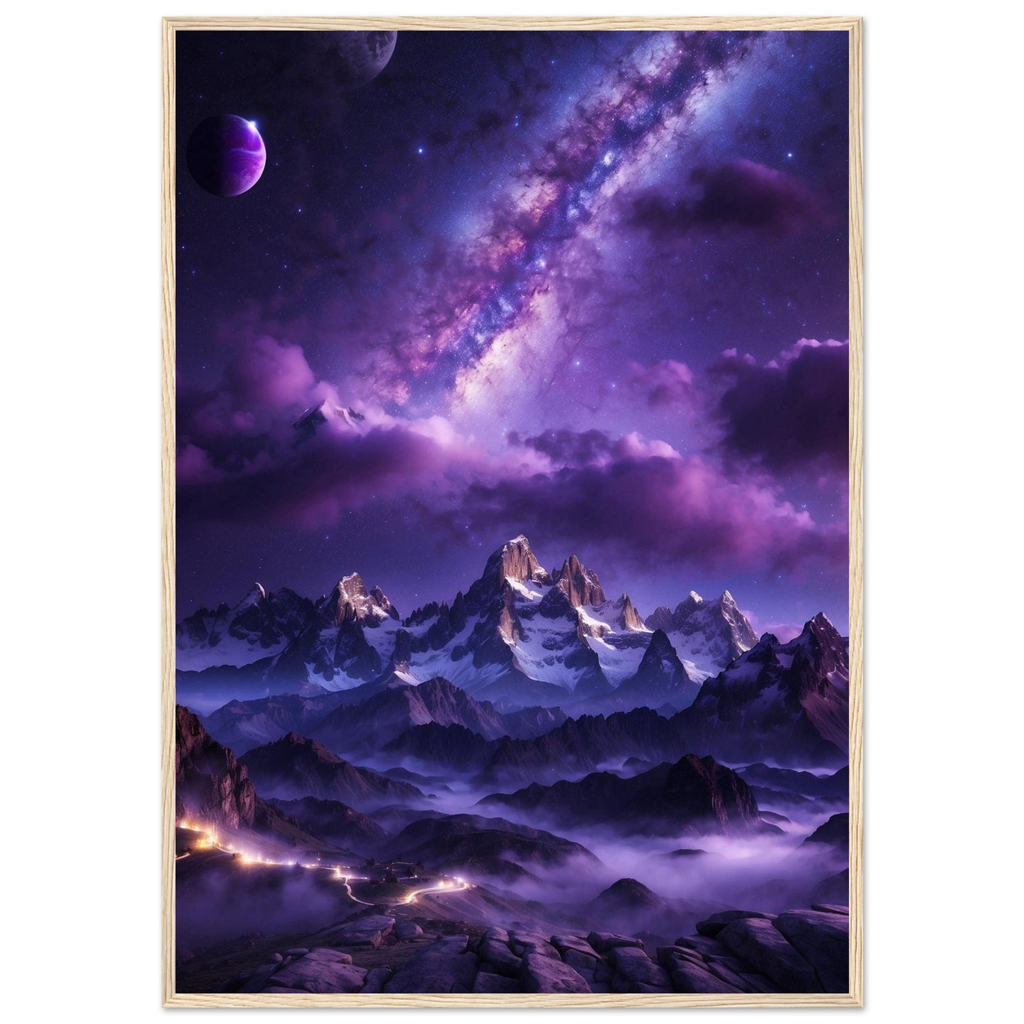 Premium Matte Paper Wooden Framed Poster