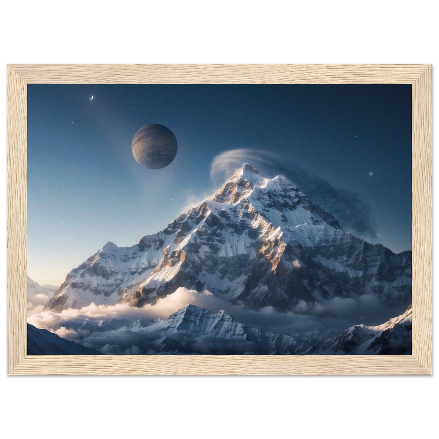 Premium Matte Paper Wooden Framed Poster
