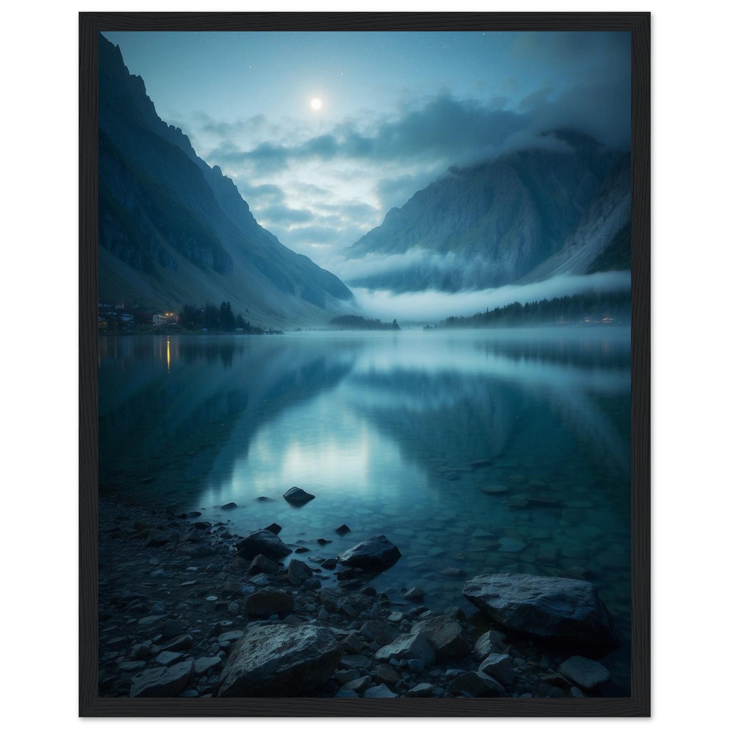 Premium Matte Paper Wooden Framed Poster