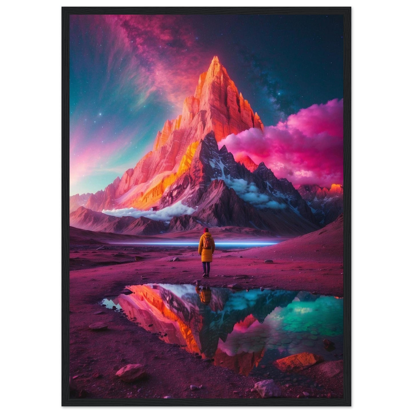 Premium Matte Paper Wooden Framed Poster