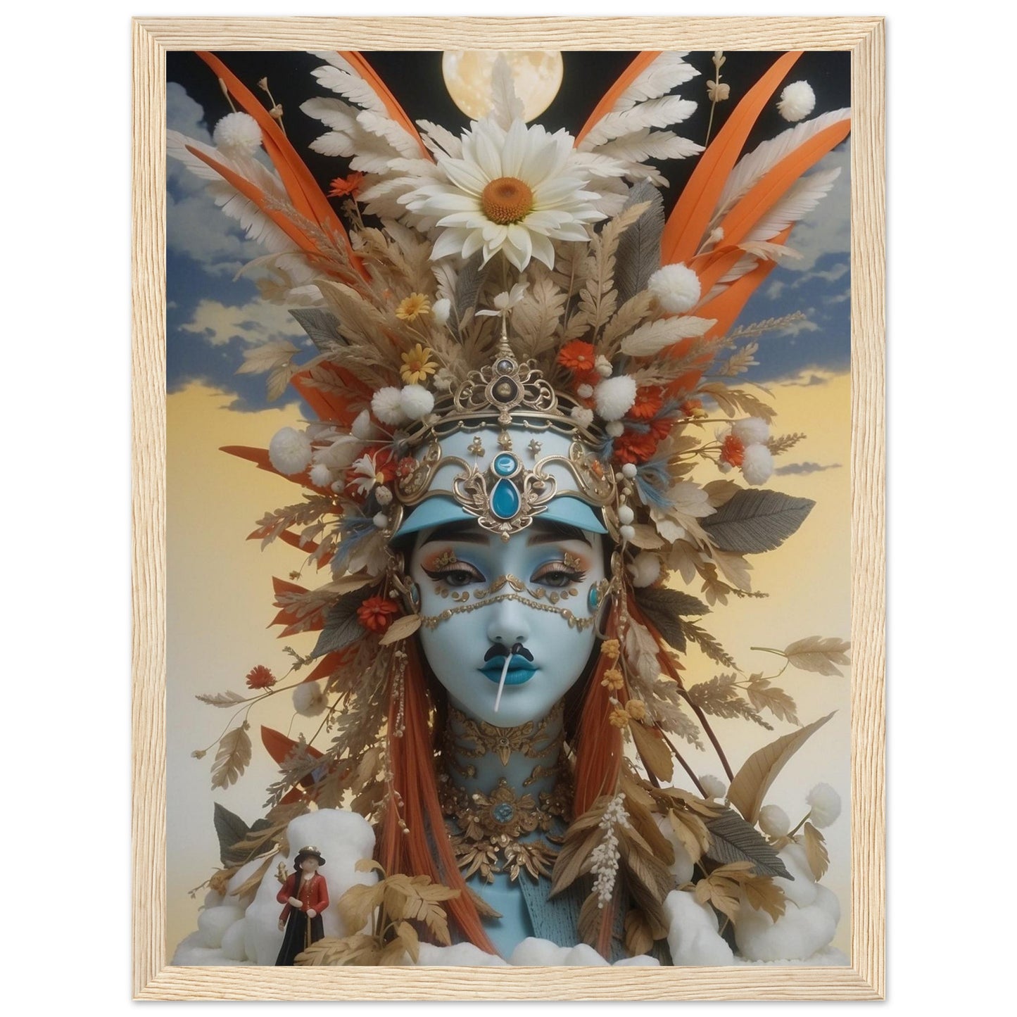 Premium Matte Paper Wooden Framed Poster