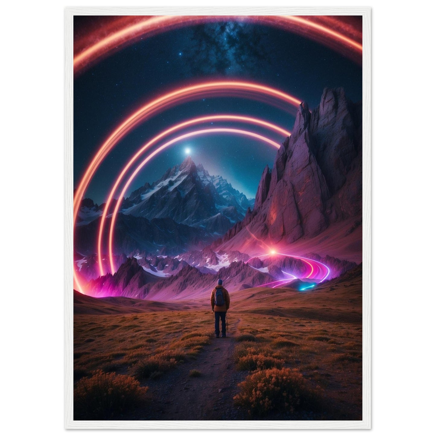 Premium Matte Paper Wooden Framed Poster