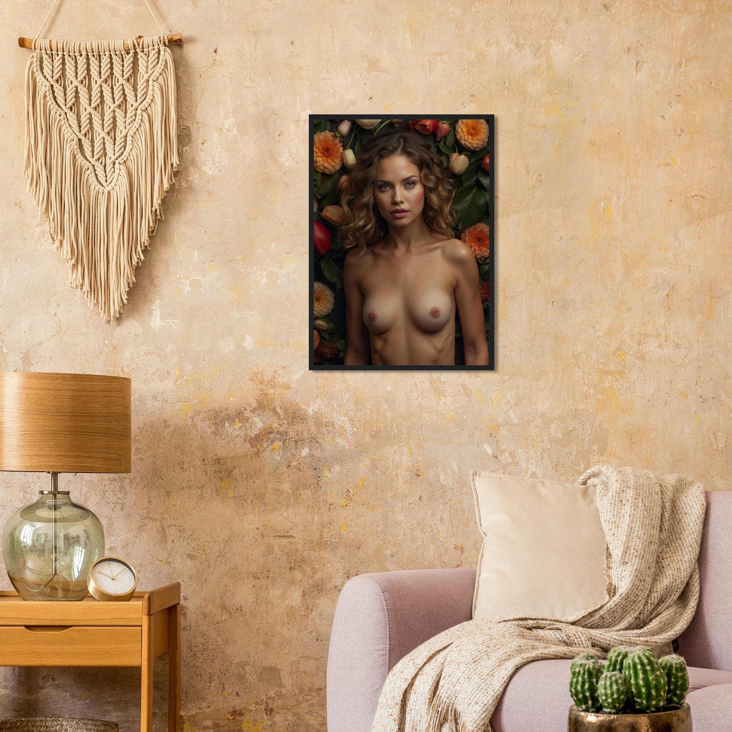 Premium Matte Paper Wooden Framed Poster