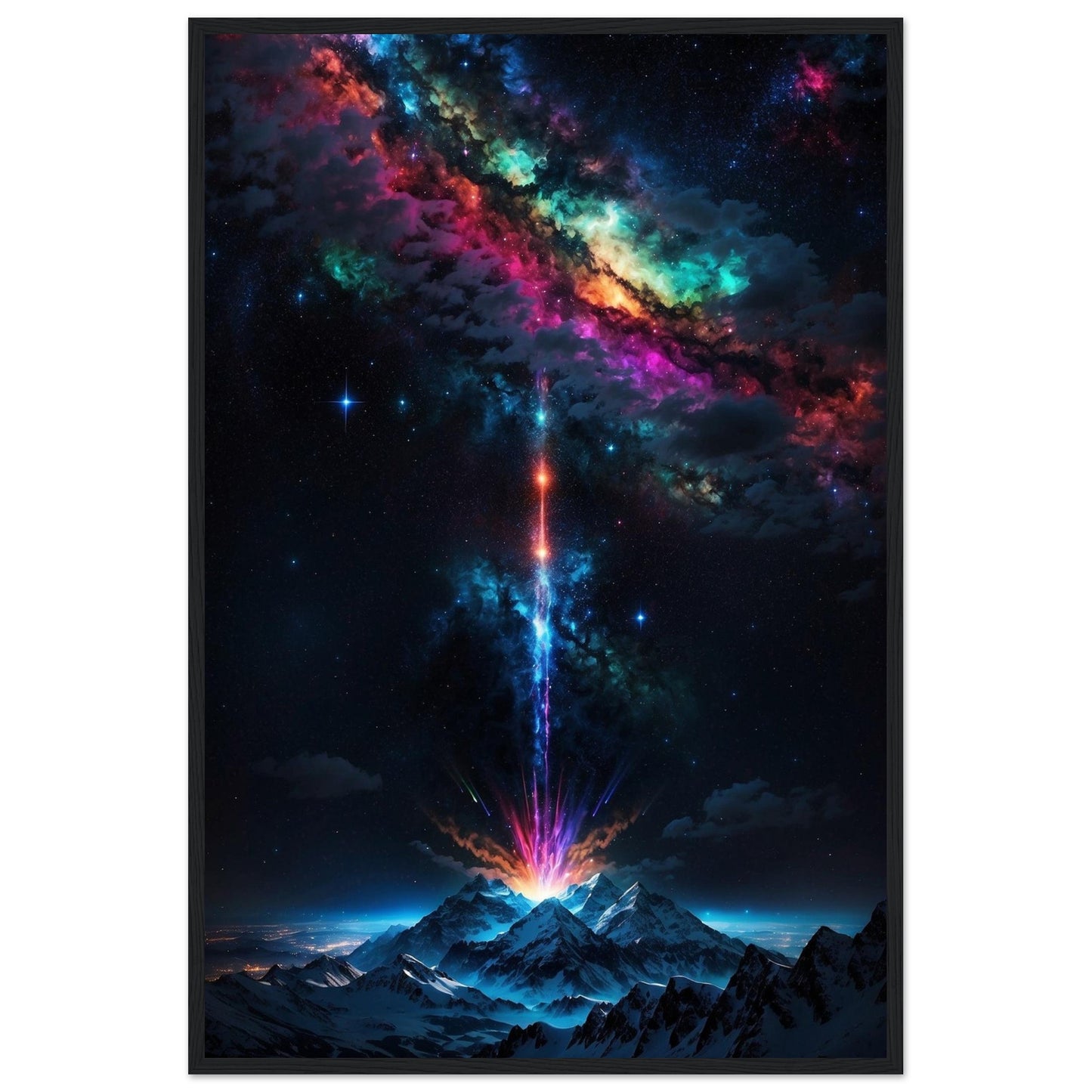 Premium Matte Paper Wooden Framed Poster