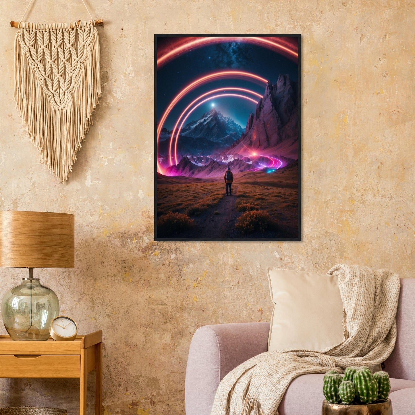 Premium Matte Paper Wooden Framed Poster