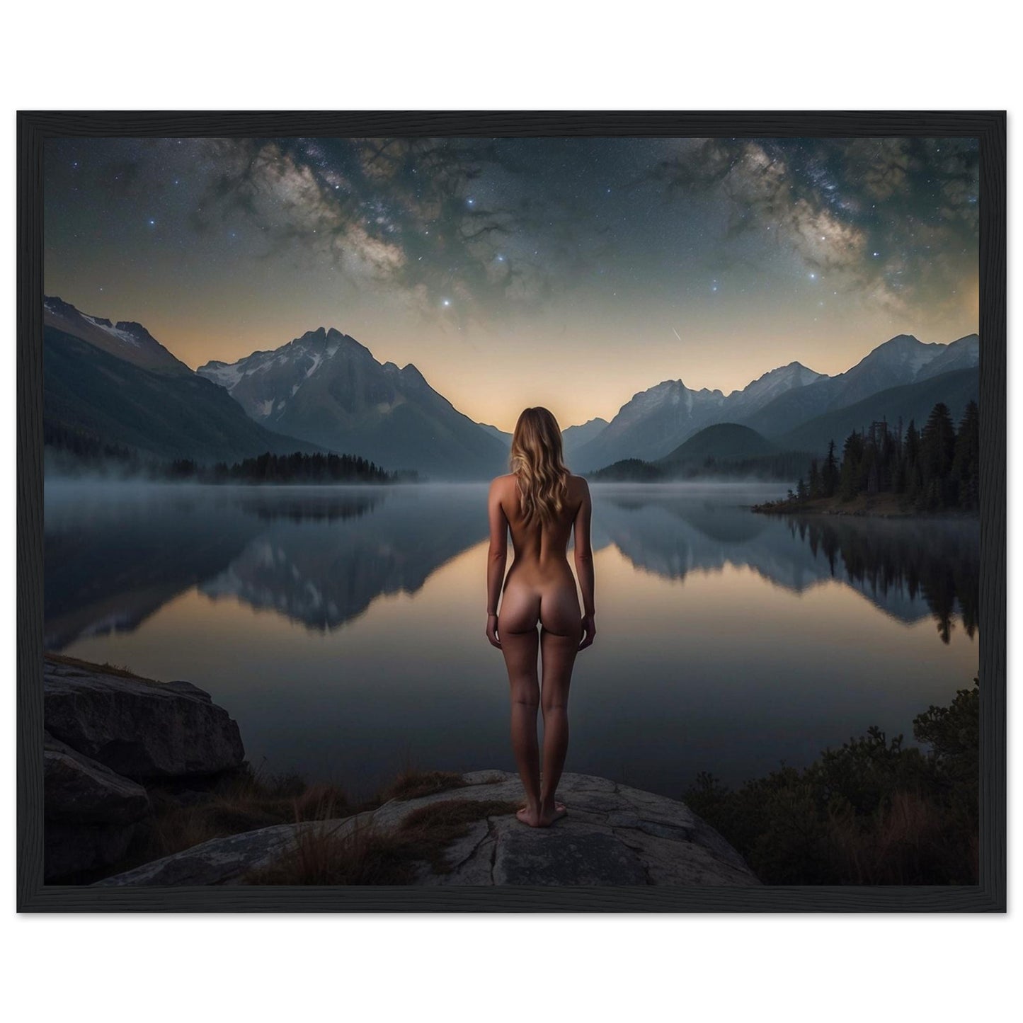 Premium Matte Paper Wooden Framed Poster