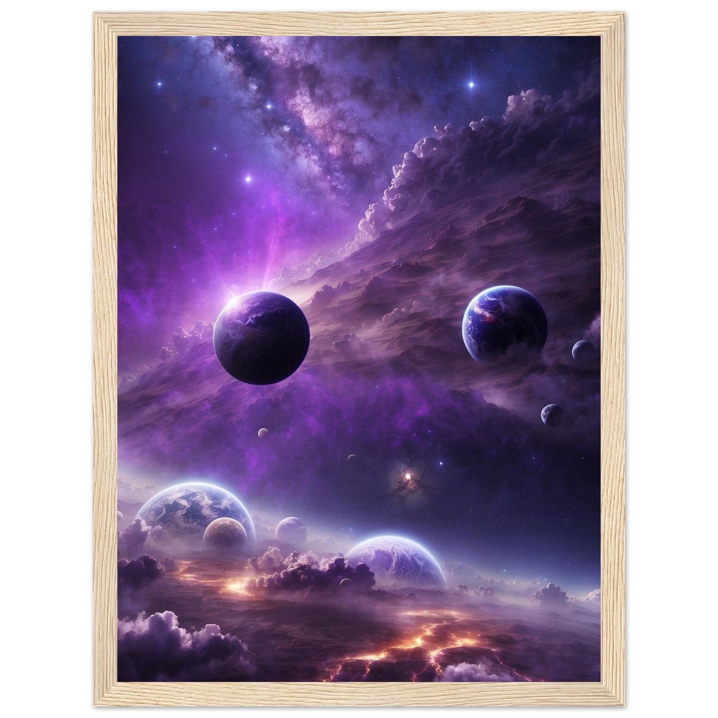 Premium Matte Paper Wooden Framed Poster