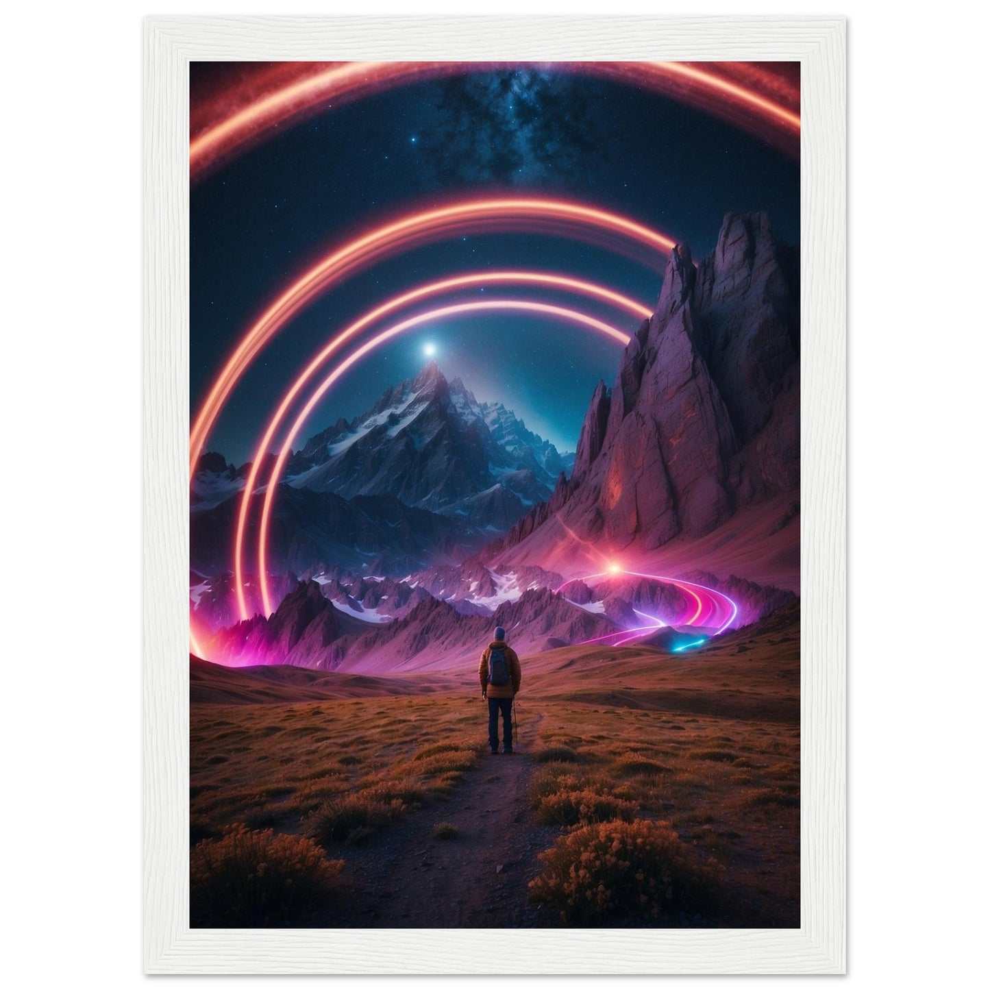 Premium Matte Paper Wooden Framed Poster